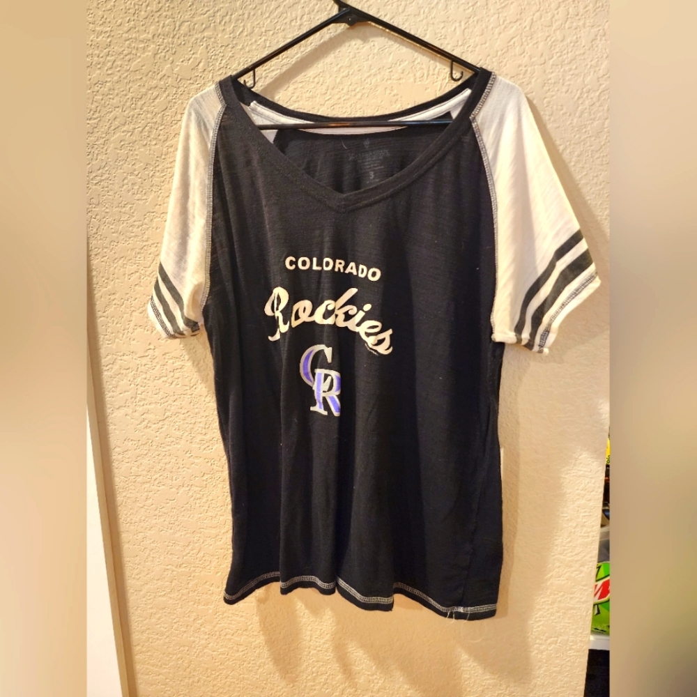 Soft as a Grape Colorado Rockies BaseBall Tshirt Size 3x